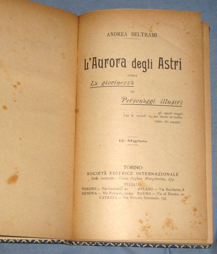Aurora degli astri andrea - l',