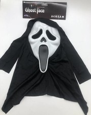 *NUOVO* Fun World Ghost Face Scream Costume Adulto con Cappuccio Maschera Halloween Illimitato