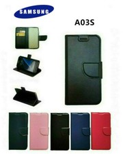 COVER CUSTODIA A LIBRO  PER SAMSUNG Galaxy A03s 6.5" + PELLICOLA VETRO