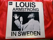 DISCO 33 giri -   Louis Armstrong ‎– Louis Armstrong In Sweden  - 1986 - SVEZIA