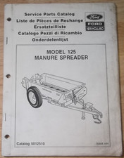 Manuale Di Parti Catalogo Nuovo Holland Modello 125 Spandiletame