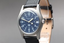 [Quasi come nuovo] Hamilton Khaki 9797 Navy Anchor Mark date Quartz Uomo...