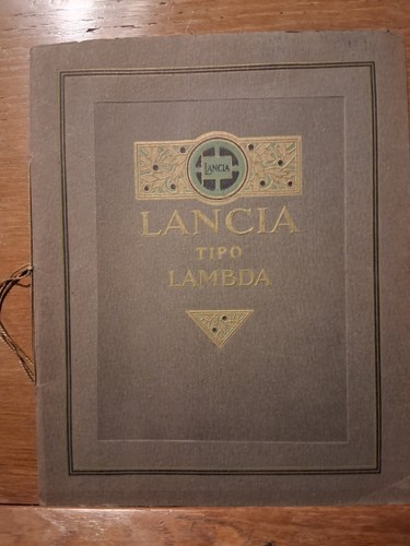 Lancia vettura tipo - lancia, lambda