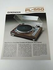 Pioneer PL-550 giradischi