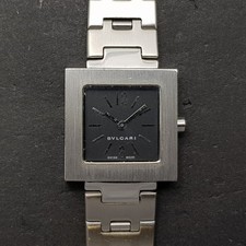 Bulgari Square Quadrado Ladies SQ22SS 22mm Good condition stahl steel Diam1614