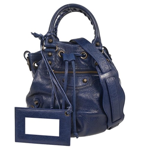 Borsa mano balenciaga blu - a,