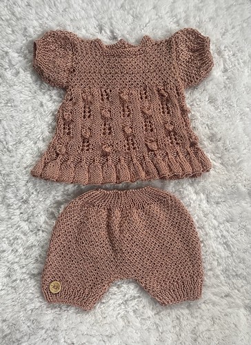 Set bambina lavorato - a, mano