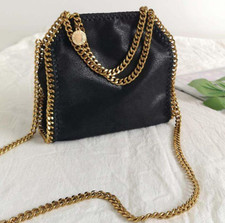 Stella McCartney Falabella piccola borsa a tracolla catena oro tote bag...