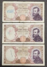 Lotto banconote italiane - banconote,