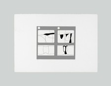 Alberto BURRI - "Lettere A"