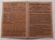 Tessera riconoscimento Postale