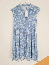 Abito estivo floreale blu e