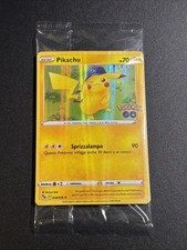 Pokemon Go Pikachu 028/078 Stamp Stamped Rara Holo Foil Ita Sealed Logo Italiana