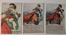 lotto 3 Cartoline Prestito