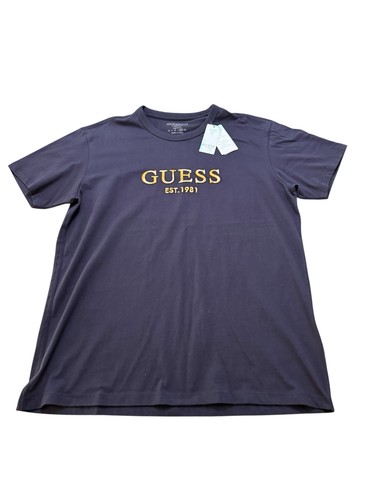 Guess blu oro ricamato - guess,