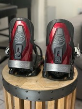 ATTACCO SNOWBOARD DRAKE Super Sport nero e rosso medio