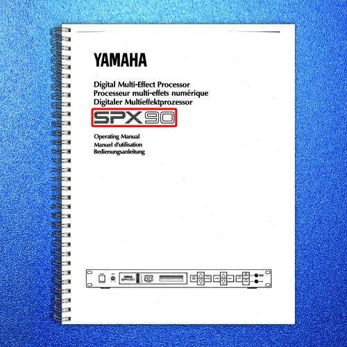 Yamaha spx90 multi effect - yamaha, multi-effect