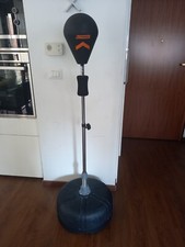 PUNCHING BALL REGOLABILE MAX 160 CM SACCO BOXE DA TERRA ADULTO BASE RIEMPIBILE