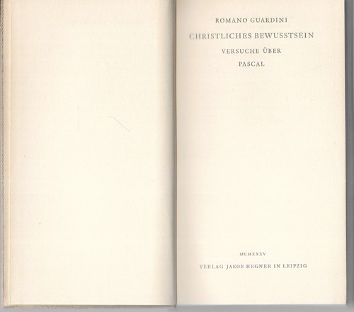 Romano guardini christliches - guardini,