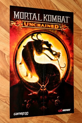 Raro poster mortal kombat - mortal,