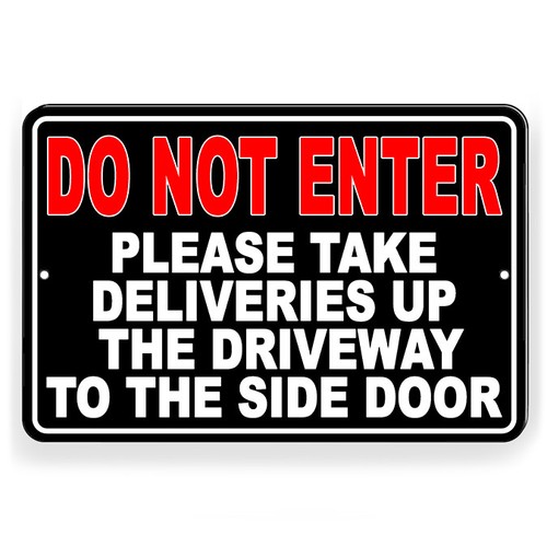 Insegna non entrare - non, prendere