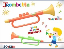 TROMBETTA MUSICA IN PLASTICA