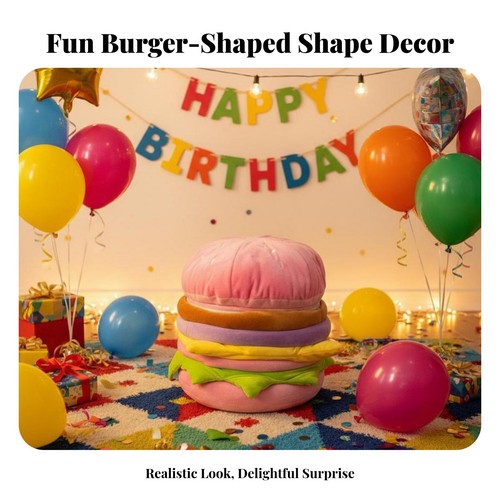 Sgabello forma hamburger - a,