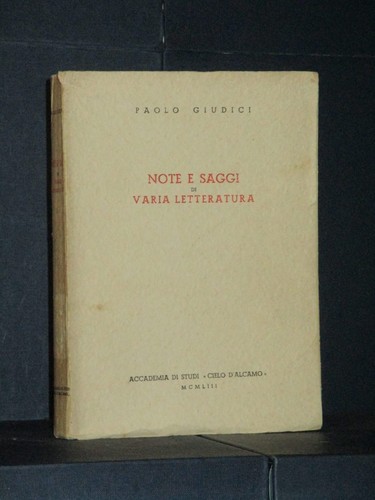 Paolo giudici note - -, e