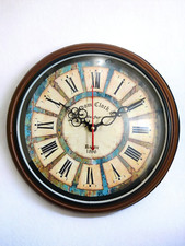 Orologio parete legno 12 - orologio, da