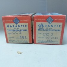 1x CC2 Valvo Telefunken NOS /