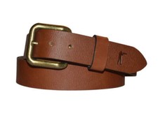 Ball and Buck Uomo Firma Pelle Ultimo Cintura Avarai Ever Comprare Nwot