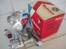Set dinamo luce bicicletta vintage N.O.S 'KADOMAX' 12V-6W per RALEIGH SCHWINN NUOVO