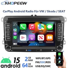 Android 15 Apple Carplay autoradio GPS navigatore WiFi per VW PASSAT B6 B7 CC MAGOTAN