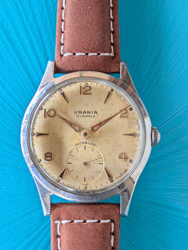 Vintage urania acciaio 1130 - urania,