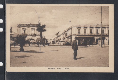 Cartolina brindisi piazza - cartolina,