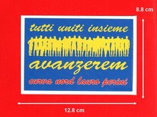 ADESIVO STICKER AUFKLEBER Ultras Carrarese Curva Nord misure 12.8 x 8.8 cm