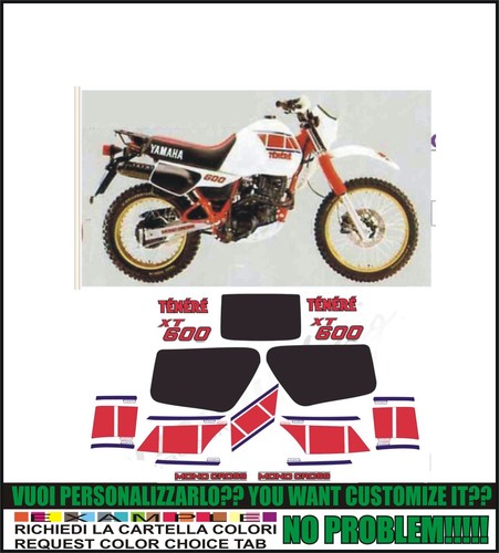 Adesivi 600 tenere 1983 - adesivi, z
