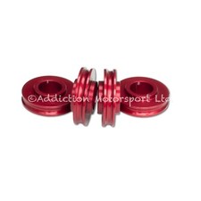 4x Distanziali Rosso Moto 5mm