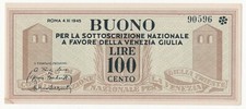 100 LIRE BUONO SOTTOSCRIZIONE