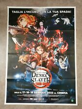 DEMON SLAYER MUGEN locandina originale film italiano 39x55" 2Sh 