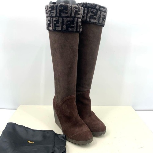 Scarpe stivali lunghi fendi - fendi, ff