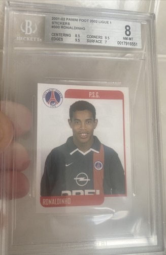 Ronaldinho rookie sticker - rookie, bgs