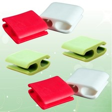  6 Pcs Porta Cavi Scrivania Portacavi Supporto Per Cavo Di Ricarica