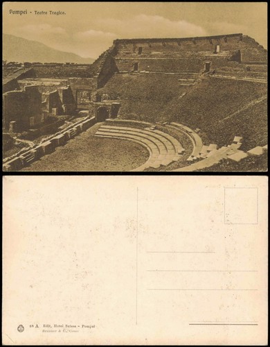 Cartolina pompei antico - pompei,