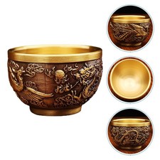  Tazza Di Ottone Calice Cinese