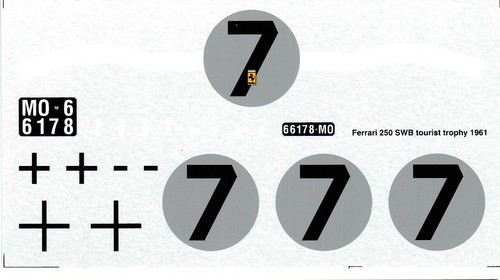 Decal ferrari 250gt swb - decal,