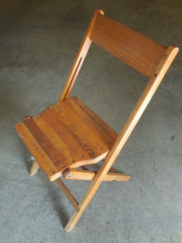 Sedia pieghevole legno - pieghevole, in