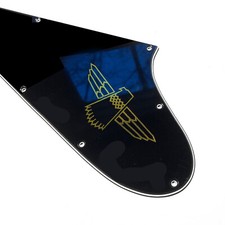 Battipenna nero 3 strati per Epiphone Thunderbird opzione 3 + decalcomania made in USA