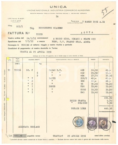 1931 torino unica società - 1931,