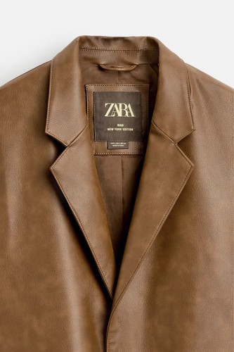 Blazer uomo zara ecopelle - uomo,